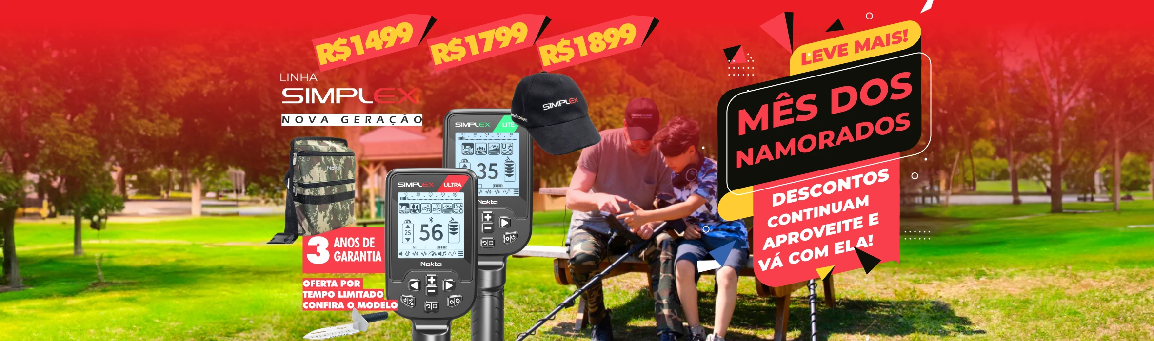 Promoção Mês dos Namorados Nokta Detectores - Descontos continuam, Brindes e Qualidade Nokta que você conhece! Promoção Mês dos Namorados Nokta Detectores - Descontos continuam, Brindes e Qualidade Nokta que você conhece!